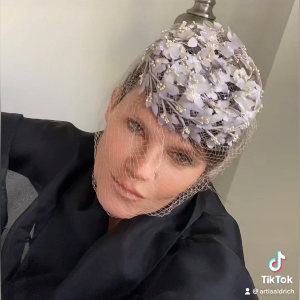 Vintage Fascinator Pill box Hat